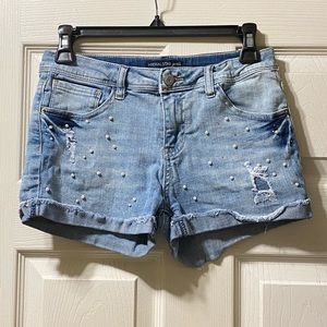 Imperial Star, girls size 14, pearl shorts